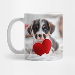 Cute Valentine Puppy Mug